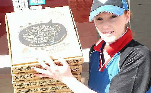Meegan Wallace helped make more than 400 pizzas to feed hungry locals during Tuesday’s blackout. Meegan Wallace helped make more than 400 pizzas to feed hungry locals during Tuesday’s blackout.